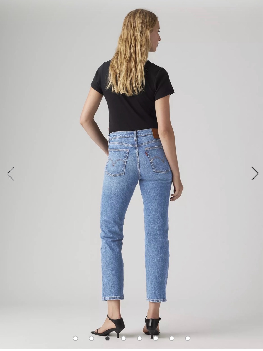 Levi's Women’s Light Blue Straight Wedge Jeans